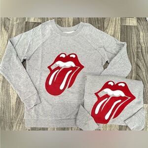 Treasure & Bond Rolling Stones Crewneck In Grey